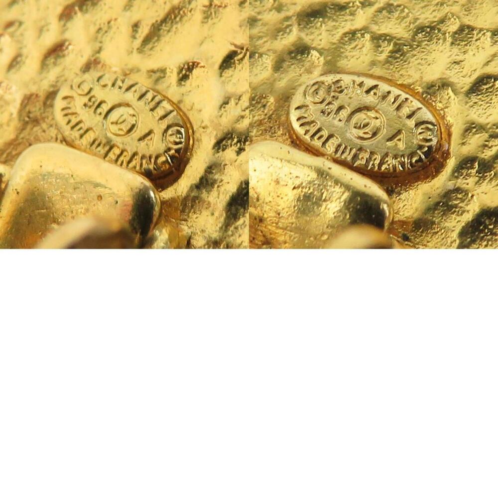 CHANEL Gold Logo Earrings - Picture 5 of 5